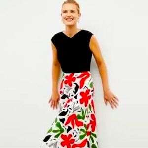M.M.LaFleur Orchard Skirt – Size 8 – NWT – Cutout Floral Print